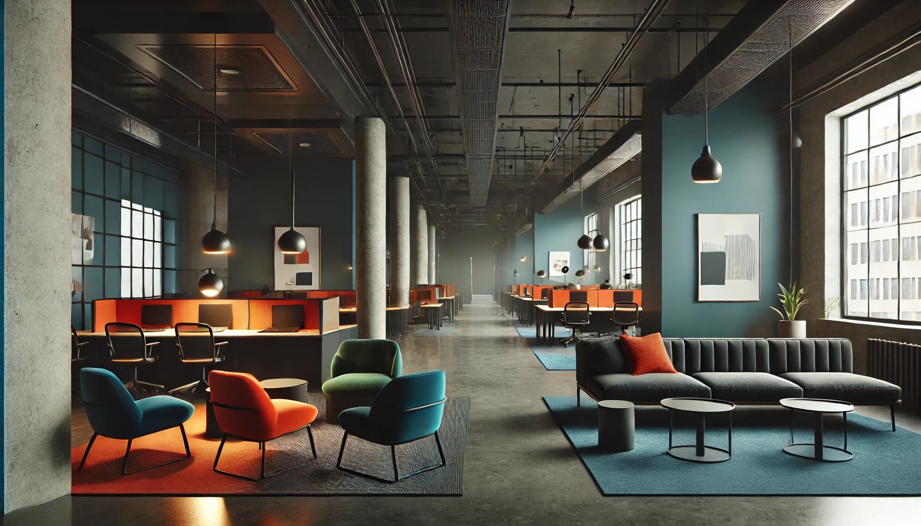 Each company upload its own featured images about office, work, etc.