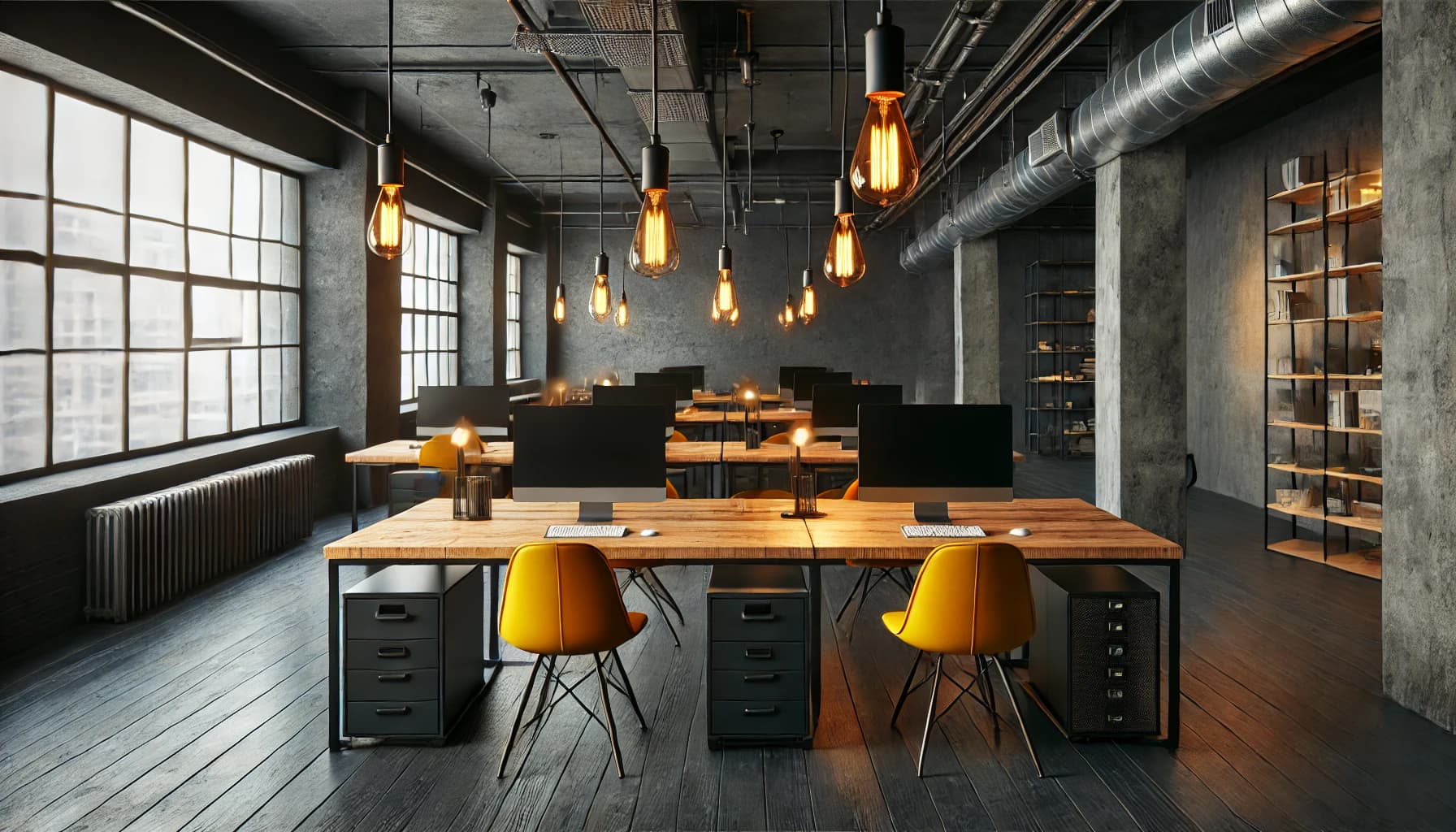 Each company upload its own featured images about office, work, etc.