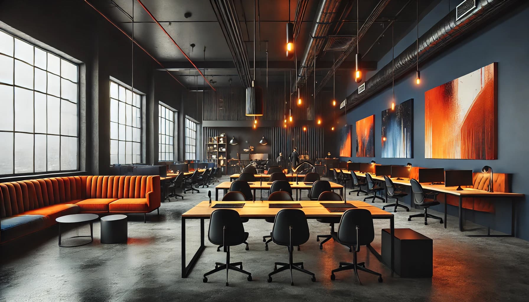 Each company upload its own featured images about office, work, etc.