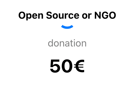 NGO donation