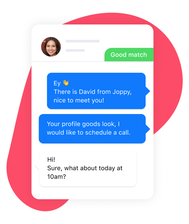 Step 3 for recruiters at Joppy